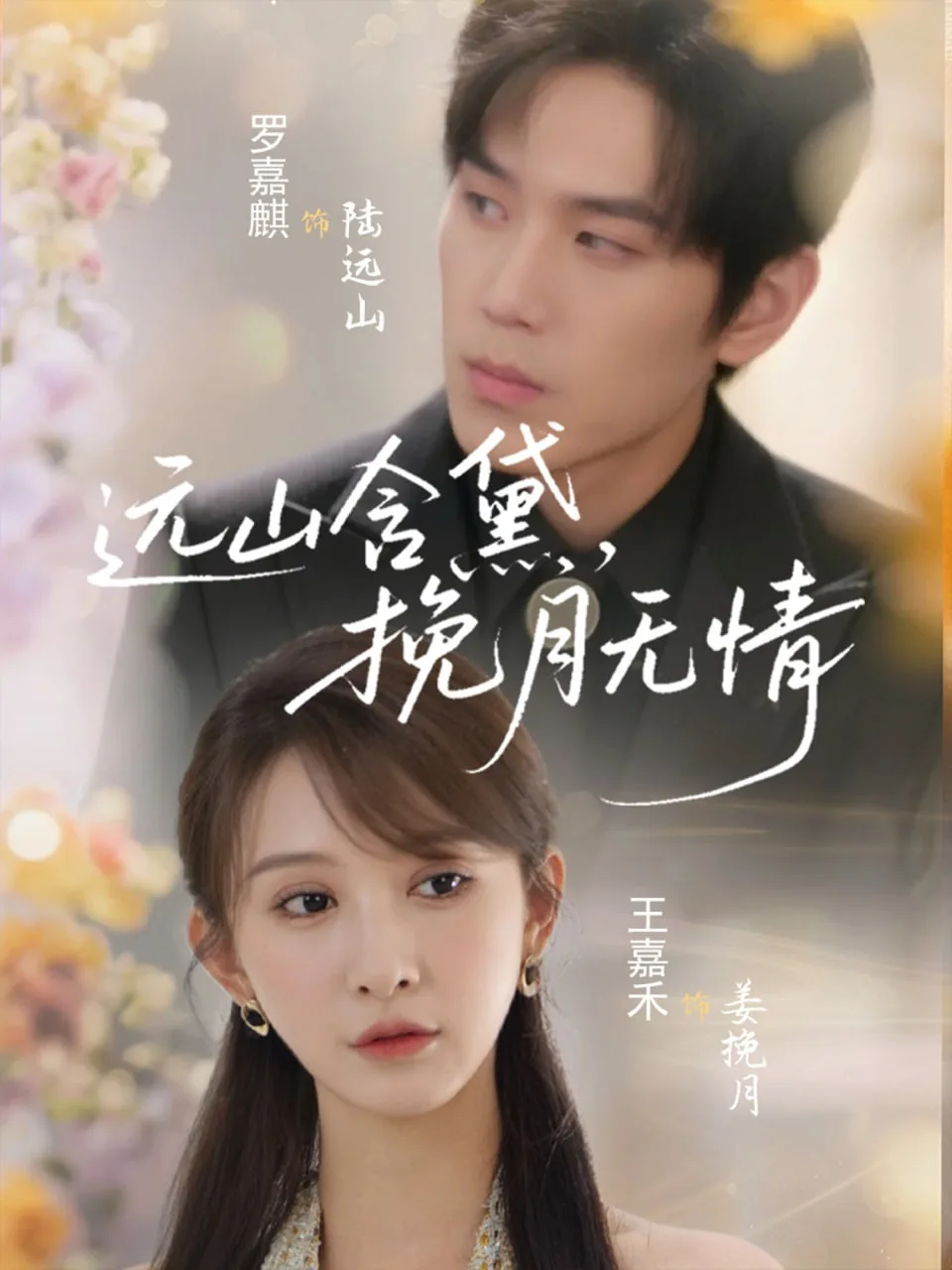 远山含黛，挽月无情海报