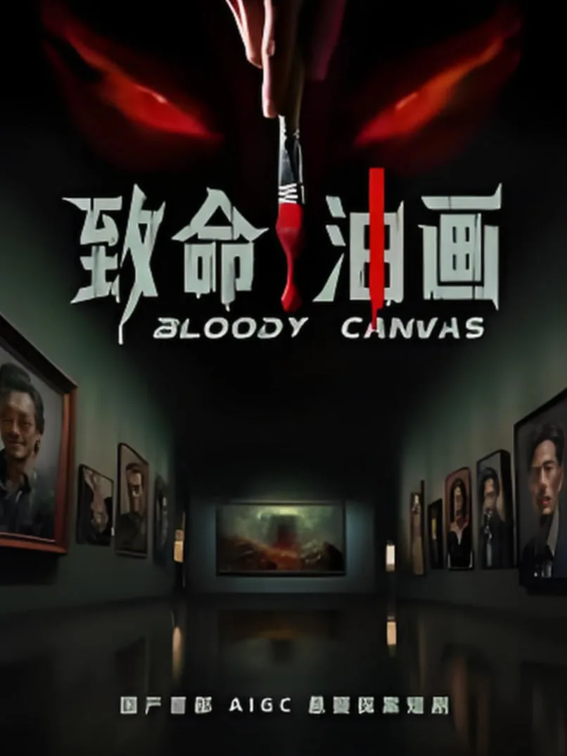 致命油画海报